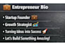 write catchy social media profile bios